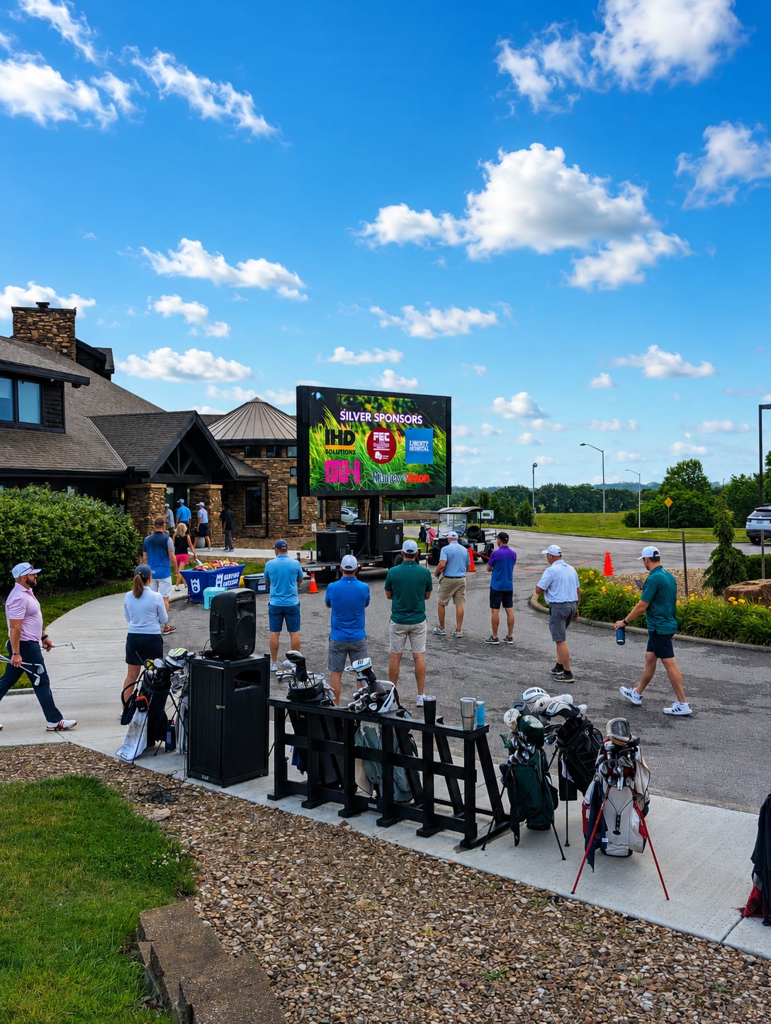 Golf tournament support